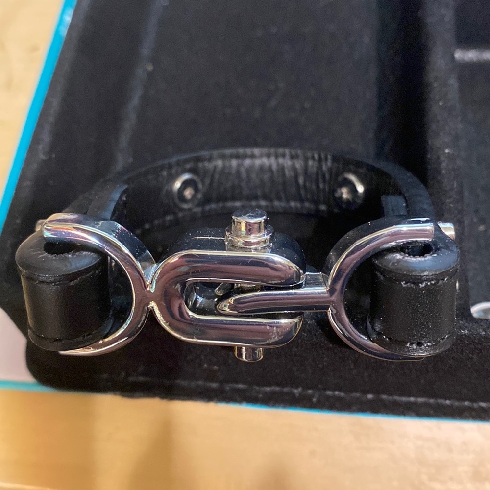 Arm candy. Madrid/ Paris cuffs. Black with silver. NWT